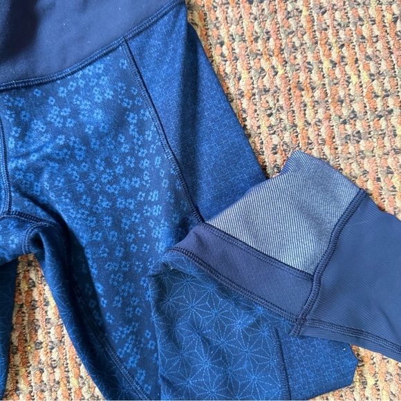 Lululemon Wunder Under‎ Pants SPECIAL EDITION (Rare) - Japanese Sashiko, Size 6 - Picture 6 of 10